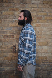 Bronson Shirt- Blue Flannel Check