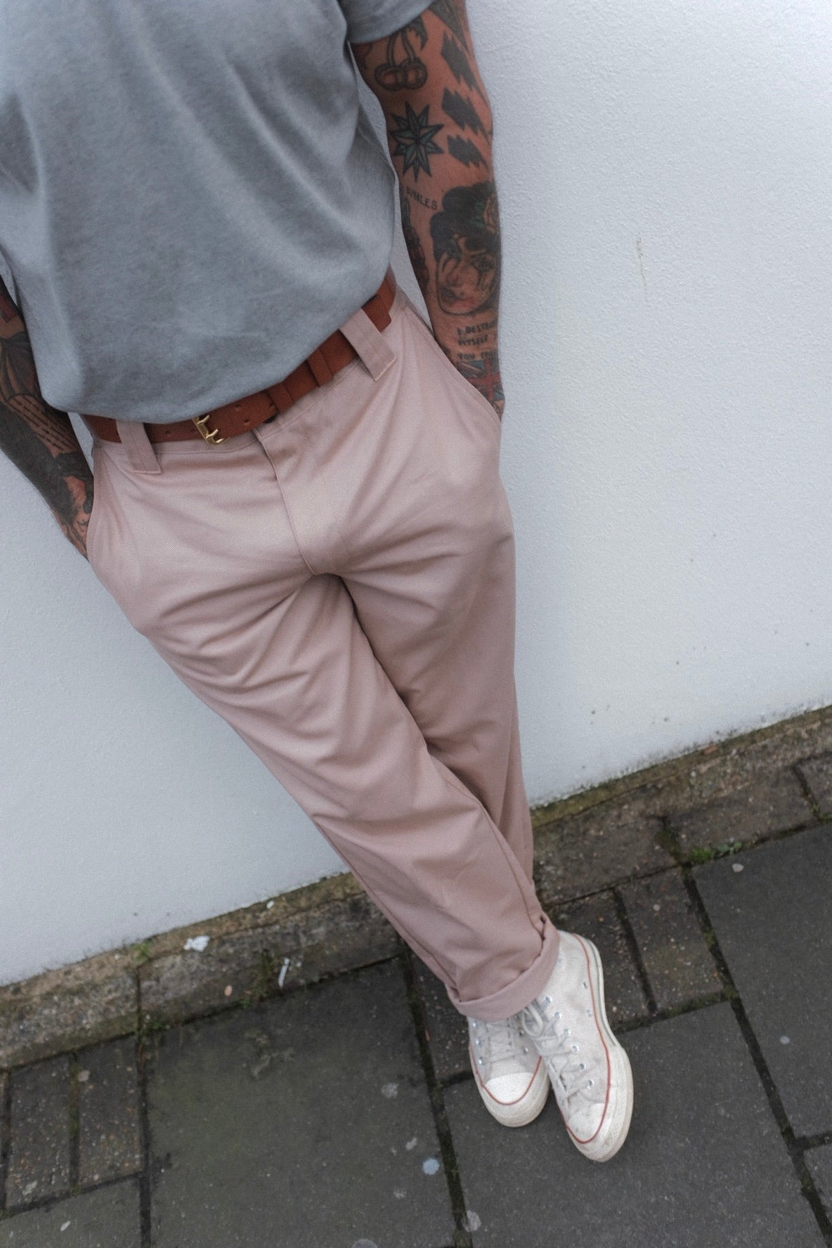 English Worker Trouser - Desert Khaki Cotton Twill