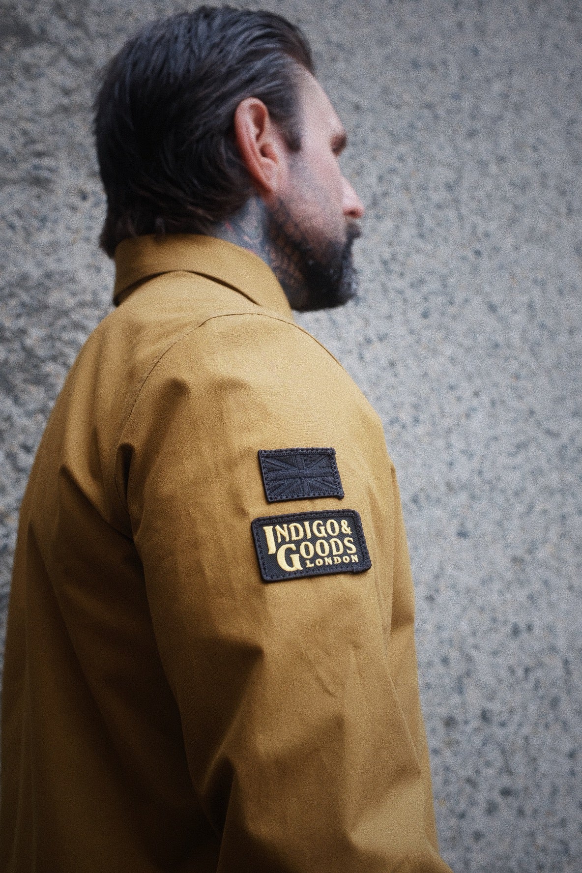 English Terrace Overshirt - MIDWEIGHT COTTON - Rust