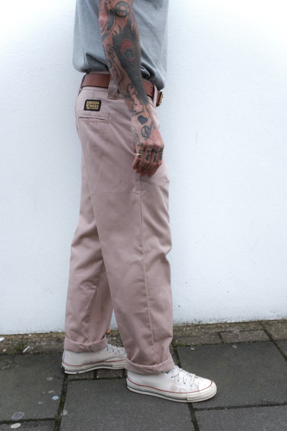 English Worker Trouser - Desert Khaki Cotton Twill