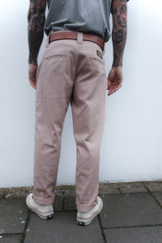 English Worker Trouser - Desert Khaki Cotton Twill