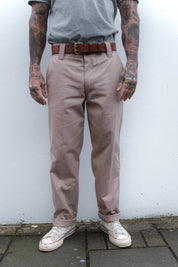 English Worker Trouser - Desert Khaki Cotton Twill
