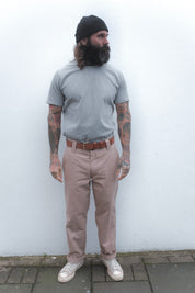 English Worker Trouser - Desert Khaki Cotton Twill