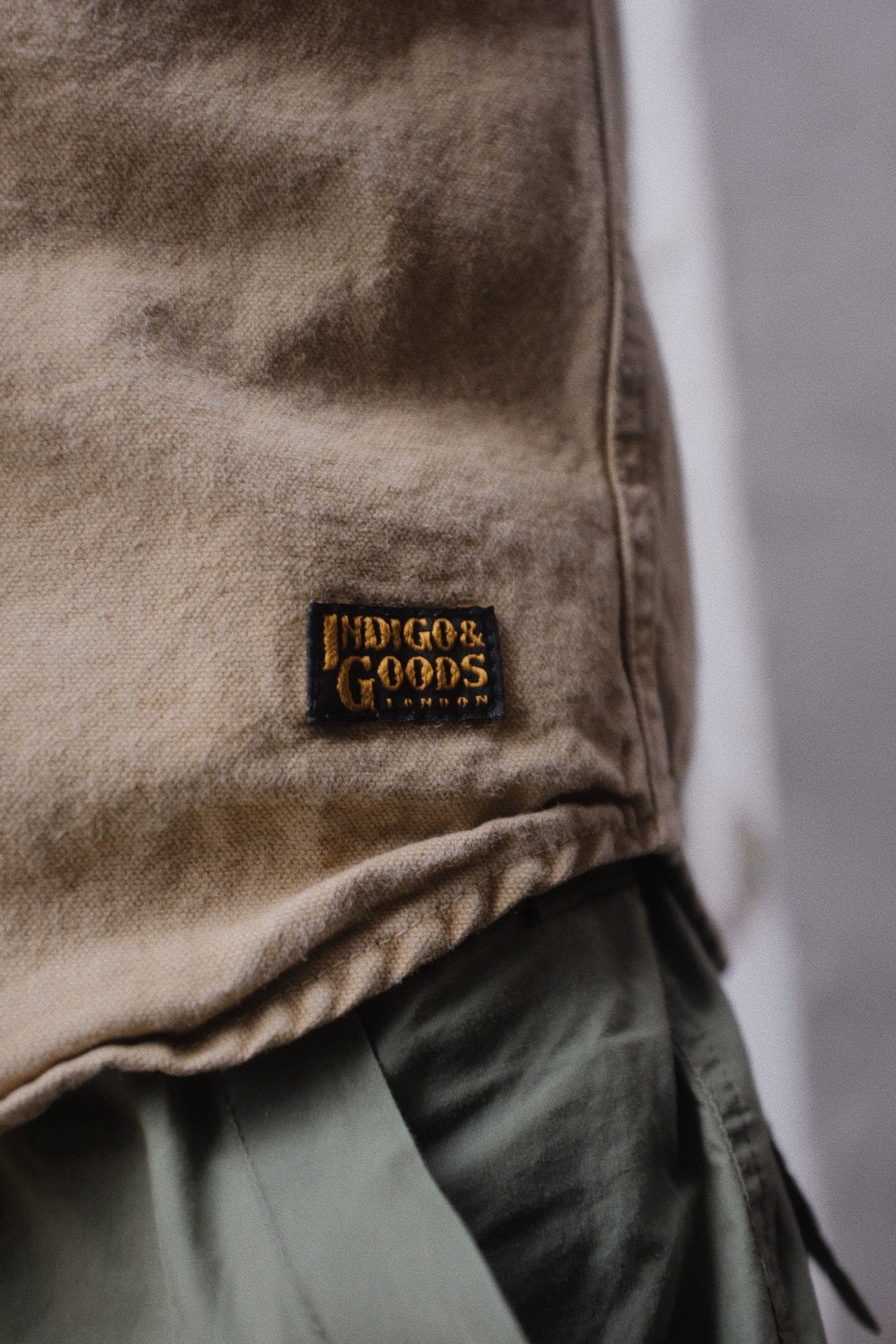 Assault Overshirt- Age Dye Sand