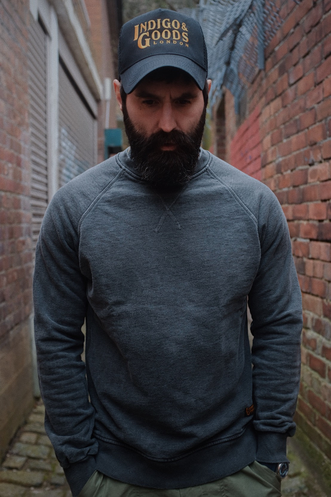 English Sweatshirt - Washed Charcoal