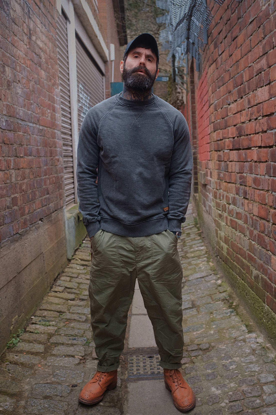 English Sweatshirt - Washed Charcoal