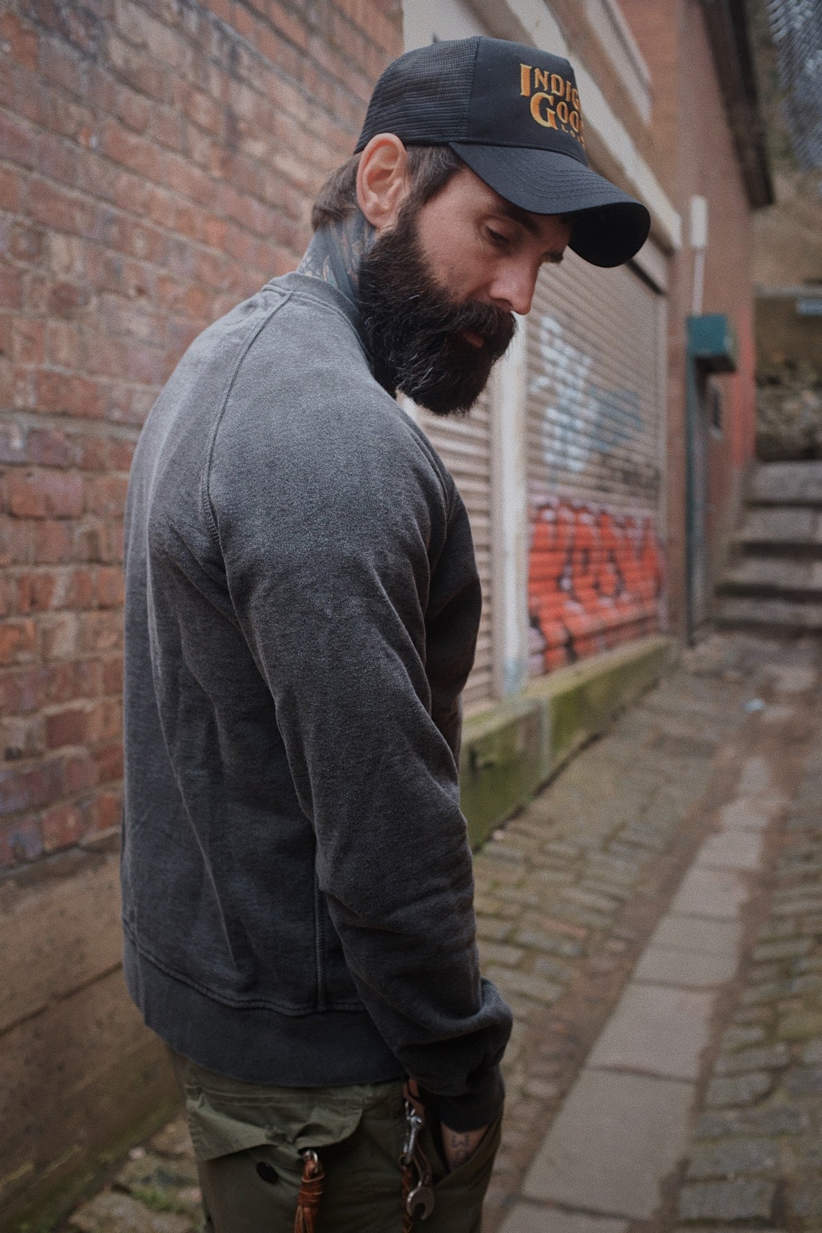 English Sweatshirt - Washed Charcoal