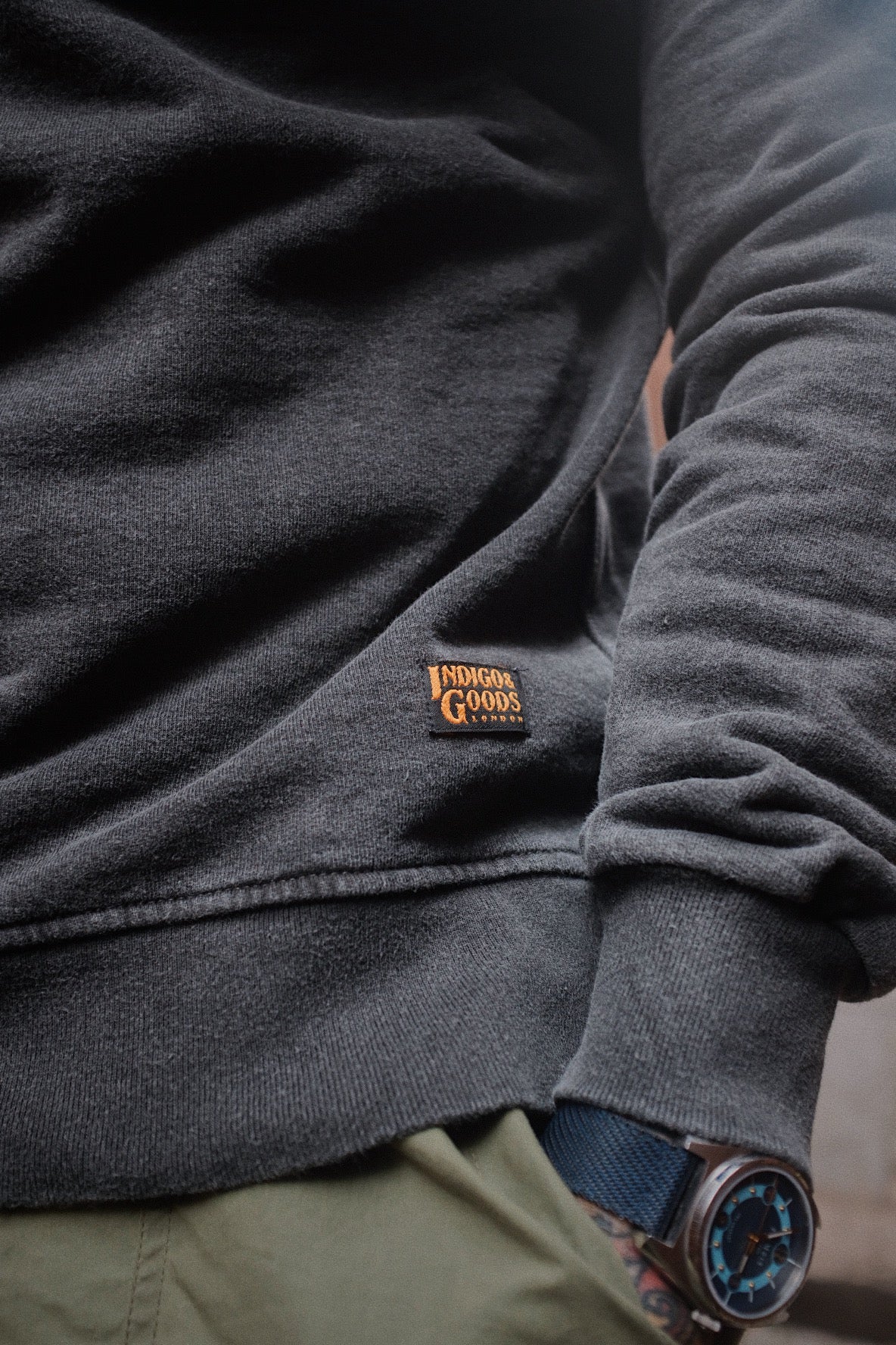 English Sweatshirt - Washed Charcoal