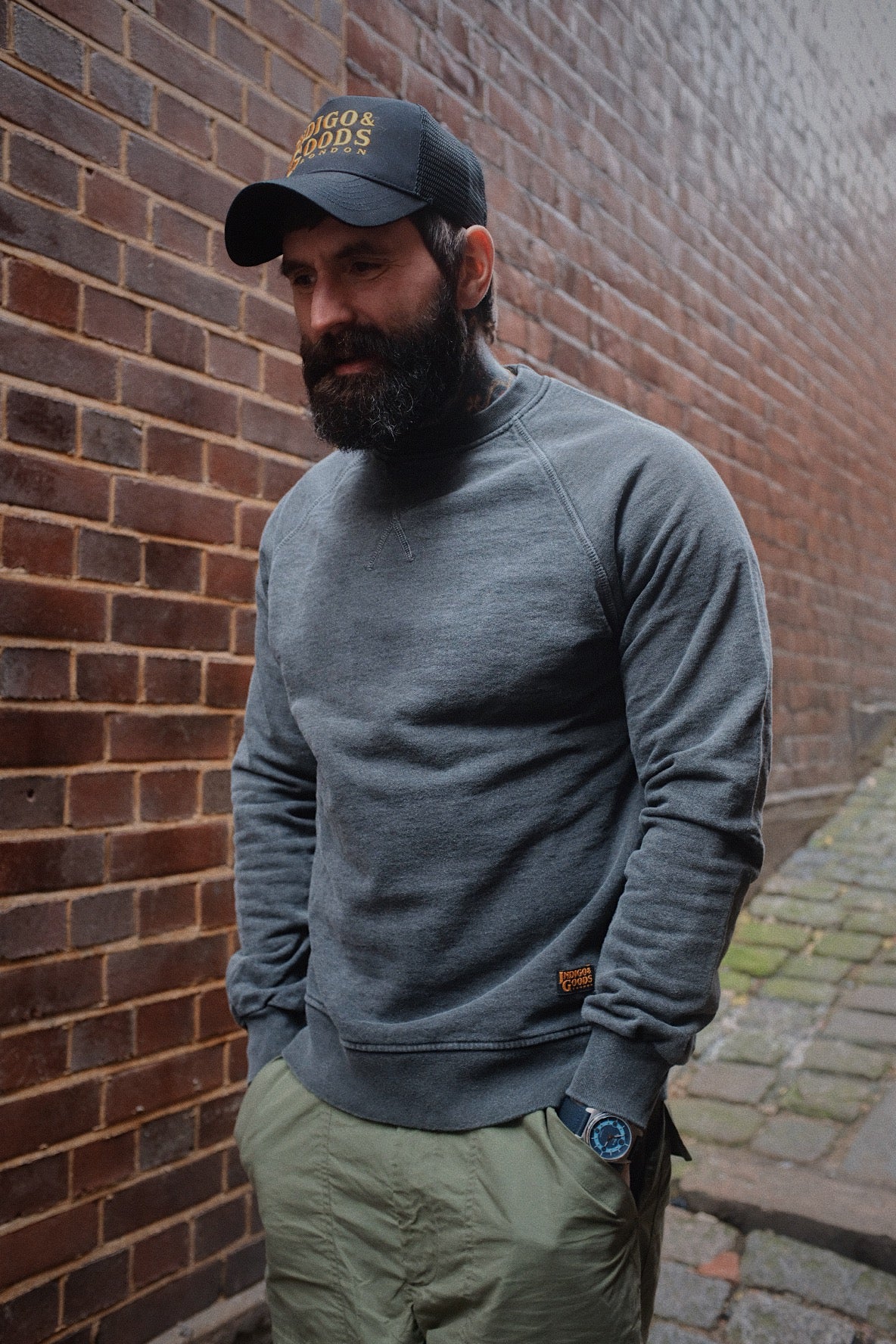 English Sweatshirt - Washed Charcoal