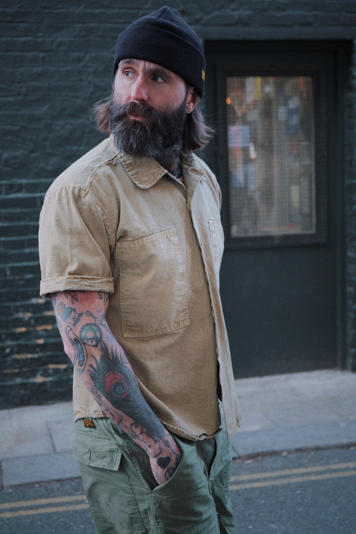 Supply Shirt - Vintage Dye Sand