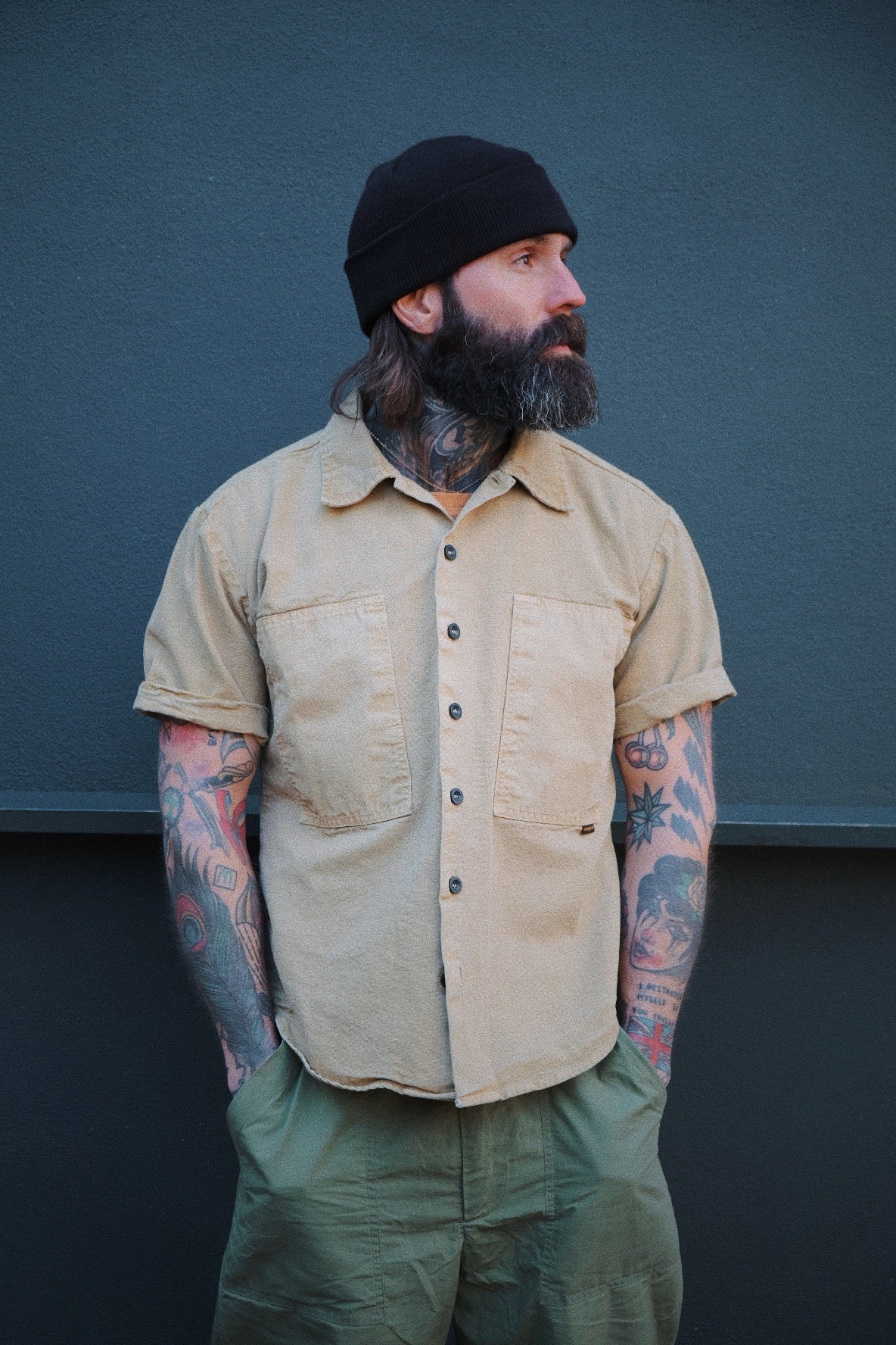 Supply Shirt - Vintage Dye Sand