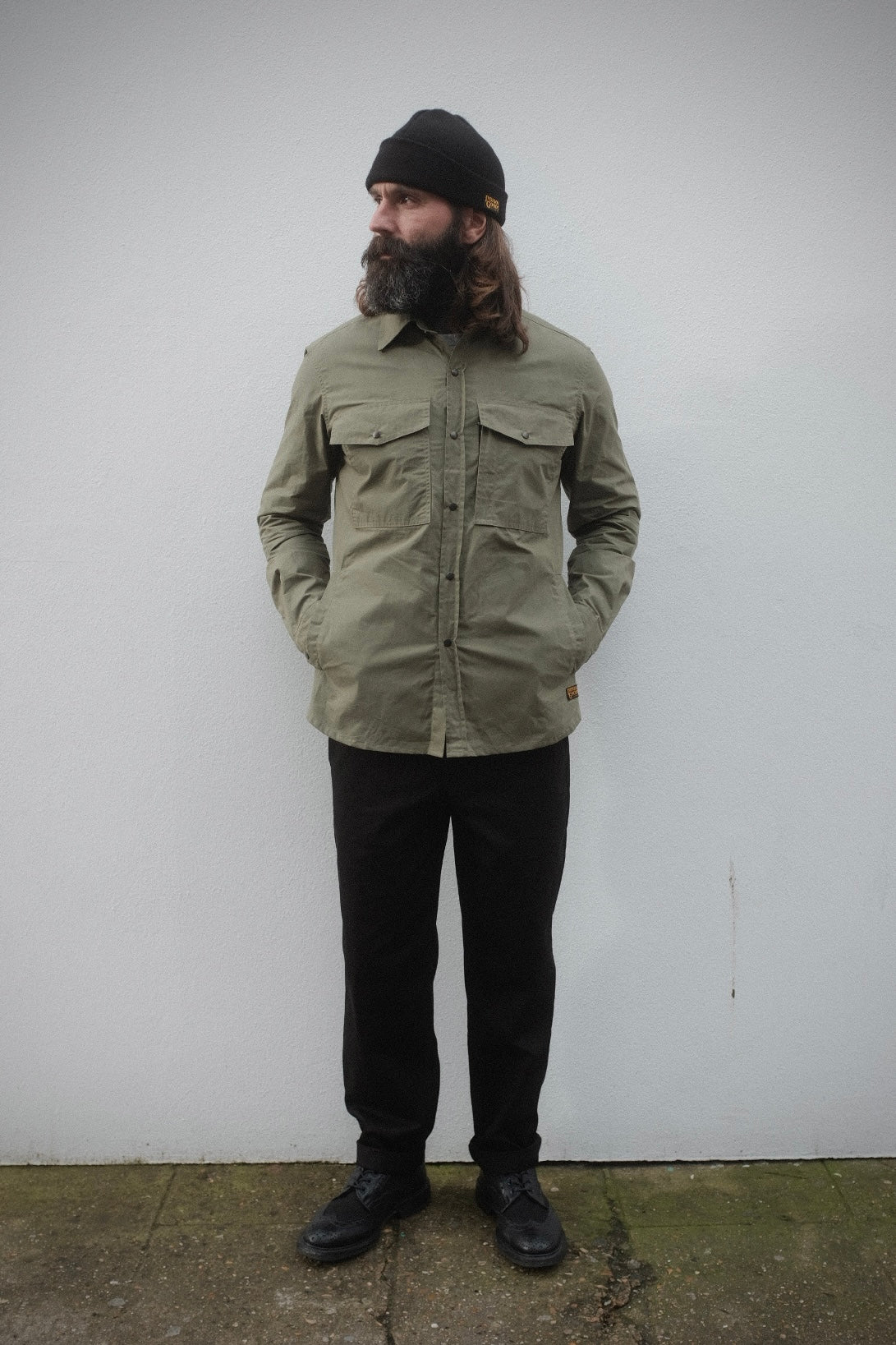 Turbo Shirt Jacket - Weathered Cotton - Jungle Green