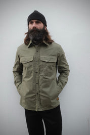 Turbo Shirt Jacket - Weathered Cotton - Jungle Green