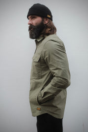 Turbo Shirt Jacket - Weathered Cotton - Jungle Green