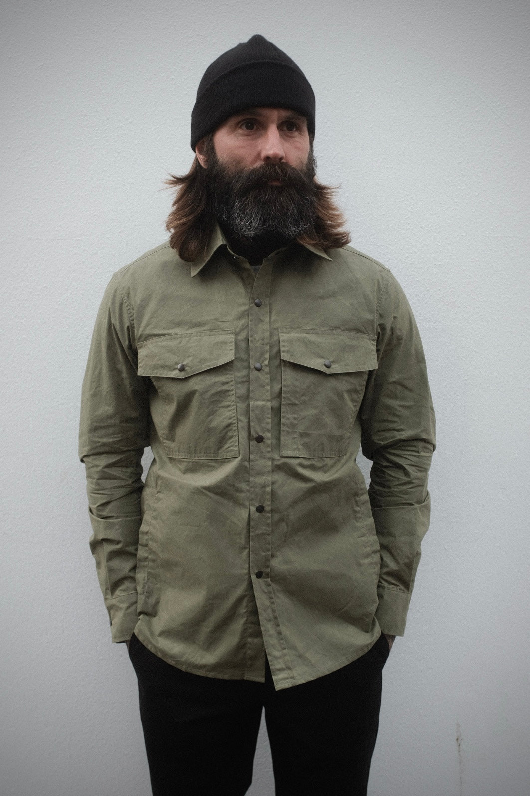 Turbo Shirt Jacket - Weathered Cotton - Jungle Green