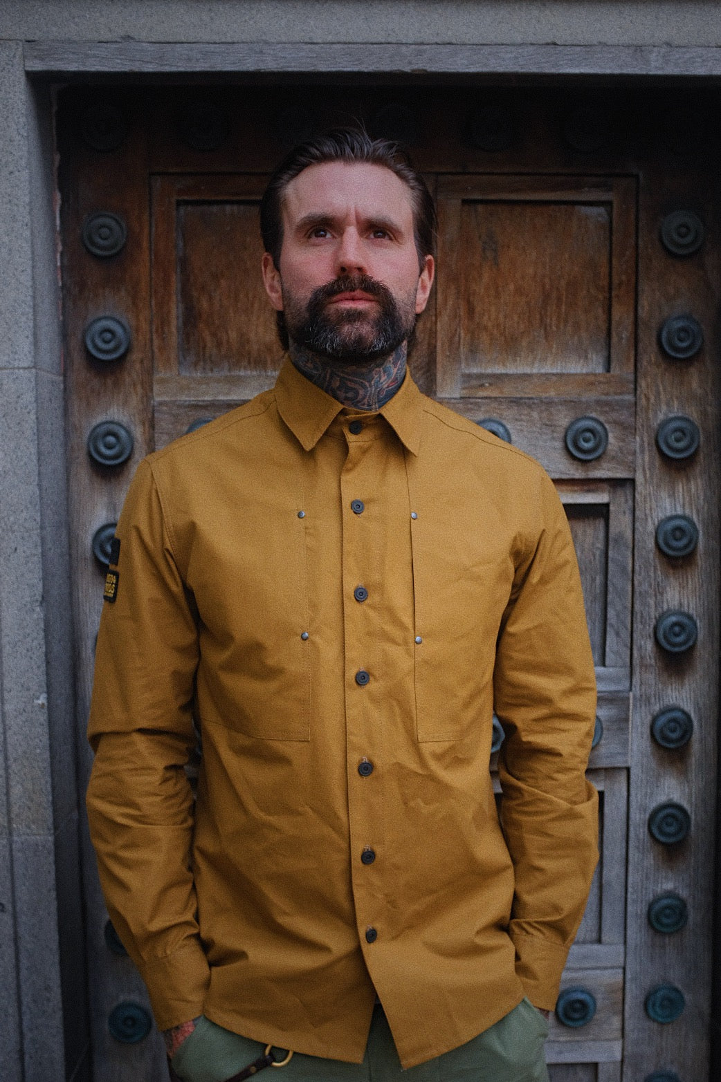 English Terrace Overshirt - MIDWEIGHT COTTON - Rust