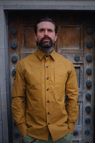 English Terrace Overshirt - MIDWEIGHT COTTON - Rust