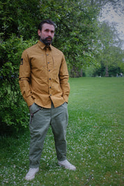 English Terrace Overshirt - MIDWEIGHT COTTON - Rust