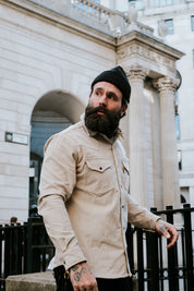 Western Shirt - Heavy Corduroy - Stone