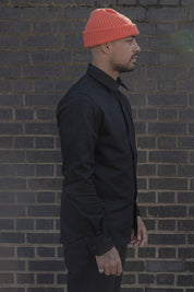 English Terrace Overshirt - Black Denim