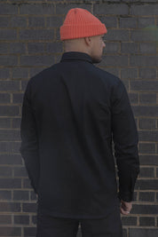 English Terrace Overshirt - Black Denim