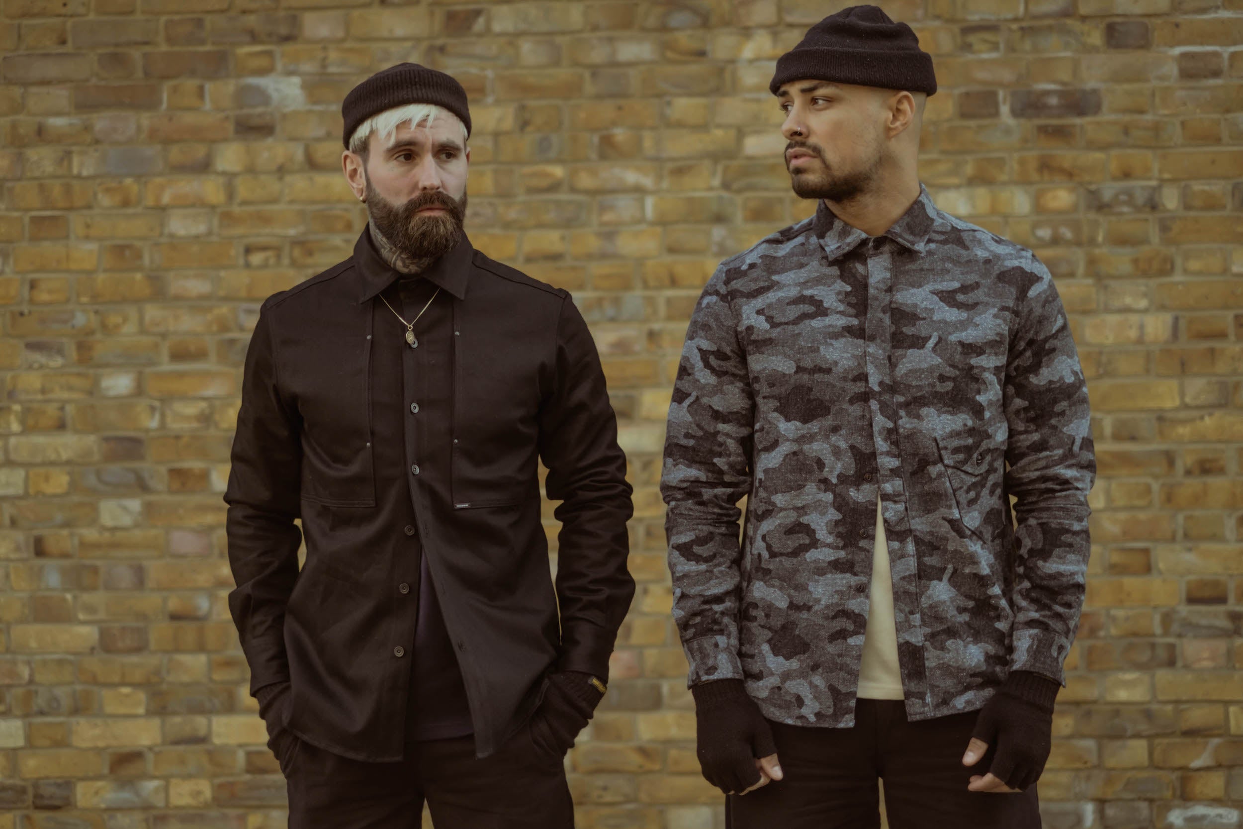 English Terrace Overshirt - Black Denim