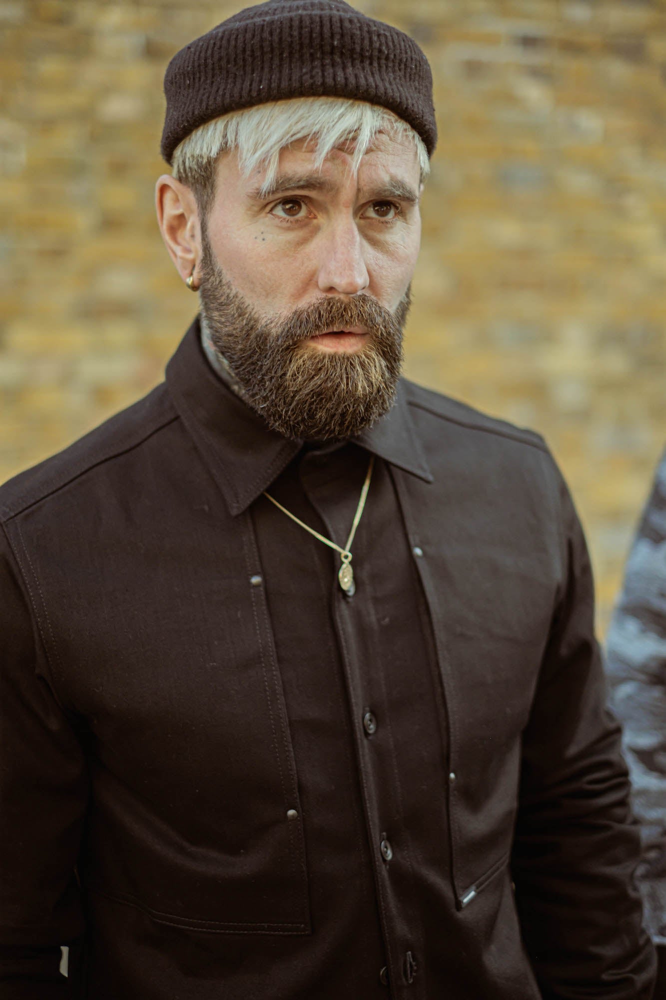 English Terrace Overshirt - Black Denim