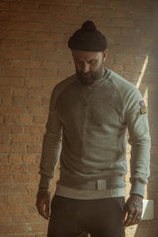 SCORPION GYM Blocked Sweatshirt Grey - Patches