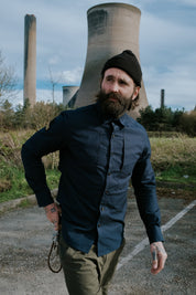 English Terrace Overshirt - Bullet Cloth Navy
