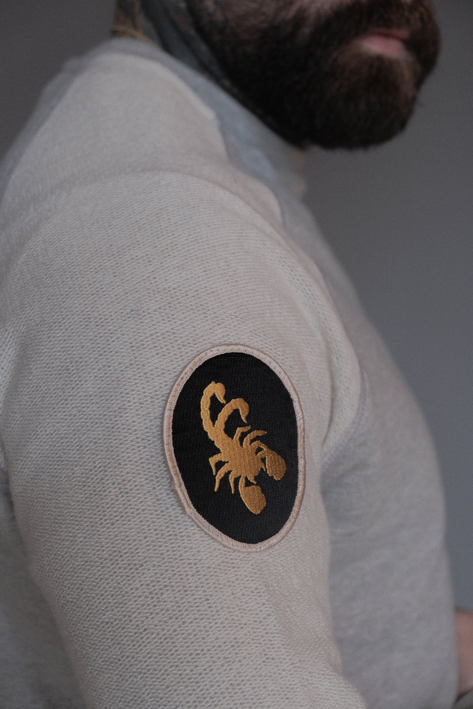 SCORPION GYM Blocked Sweatshirt Grey - Patches