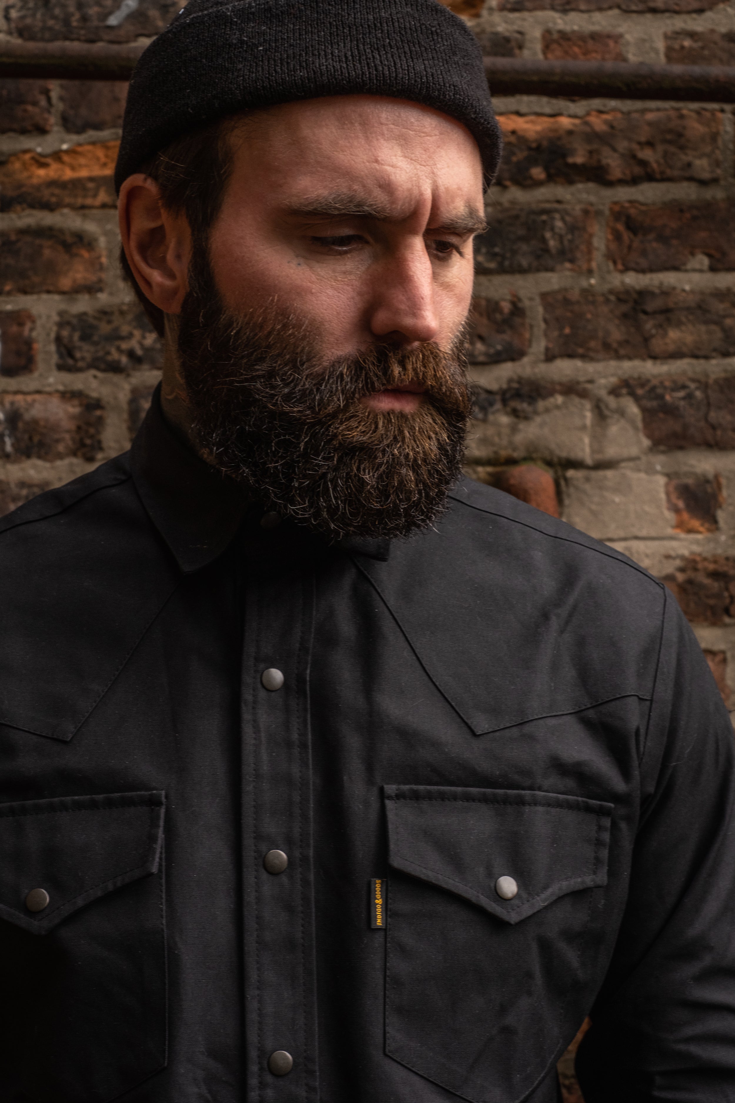 Western Shirt - Bullet Cloth Black