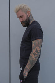 SCORPION GYM Blocked Tee Black - Patches