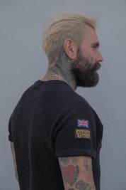 SCORPION GYM Blocked Tee Black - Patches