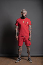 SCORPION GYM Raw Tee Red