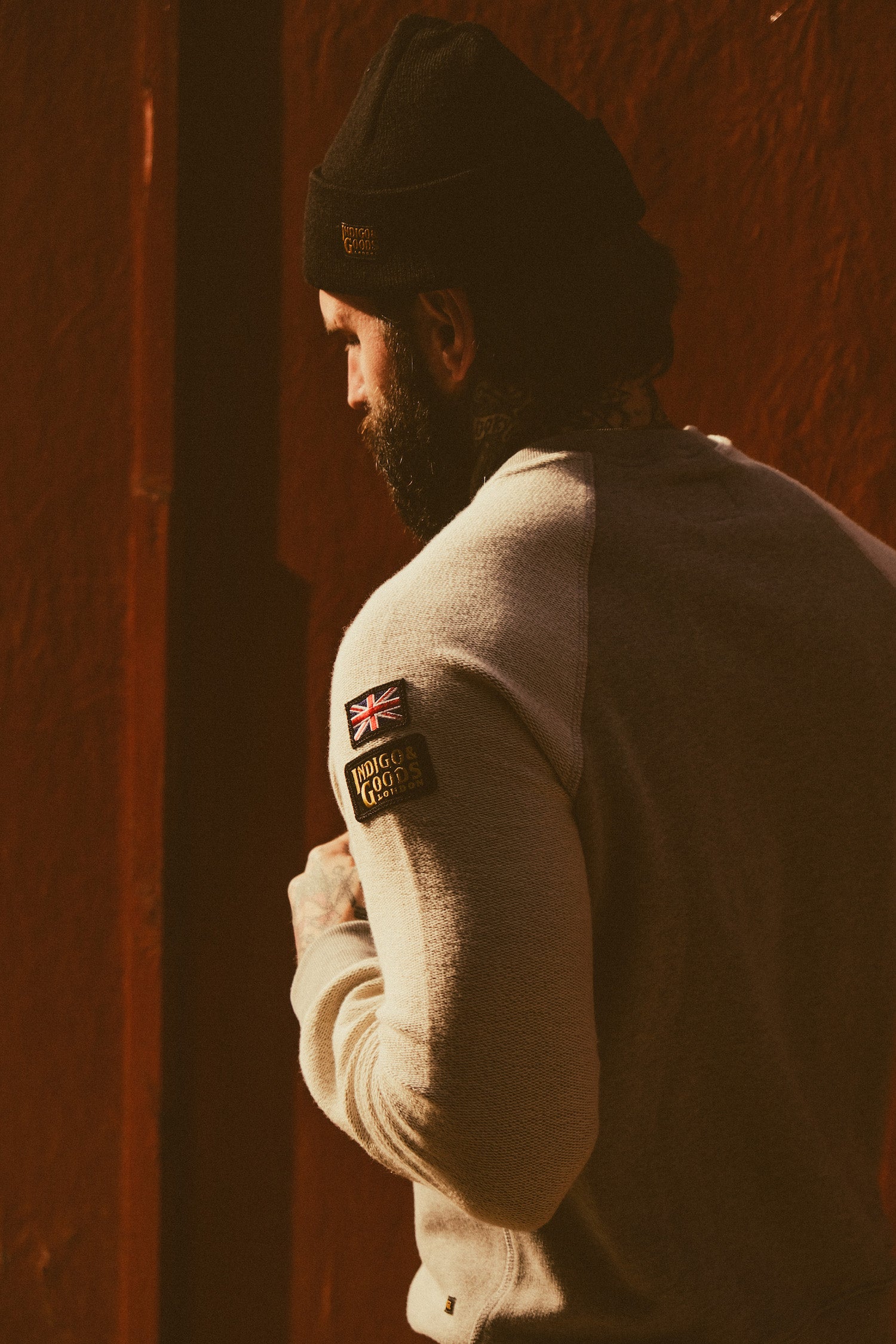 SCORPION GYM Blocked Sweatshirt Grey - Patches