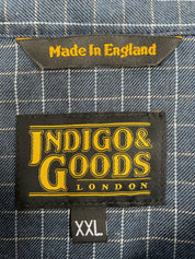 Western Shirt - Tattersall Check Blue
