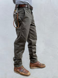 English Worker Trouser - Olive Drab Cotton Twill