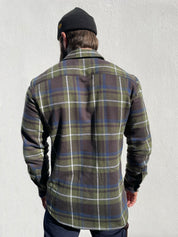 Bronson Shirt- Green Flannel Check