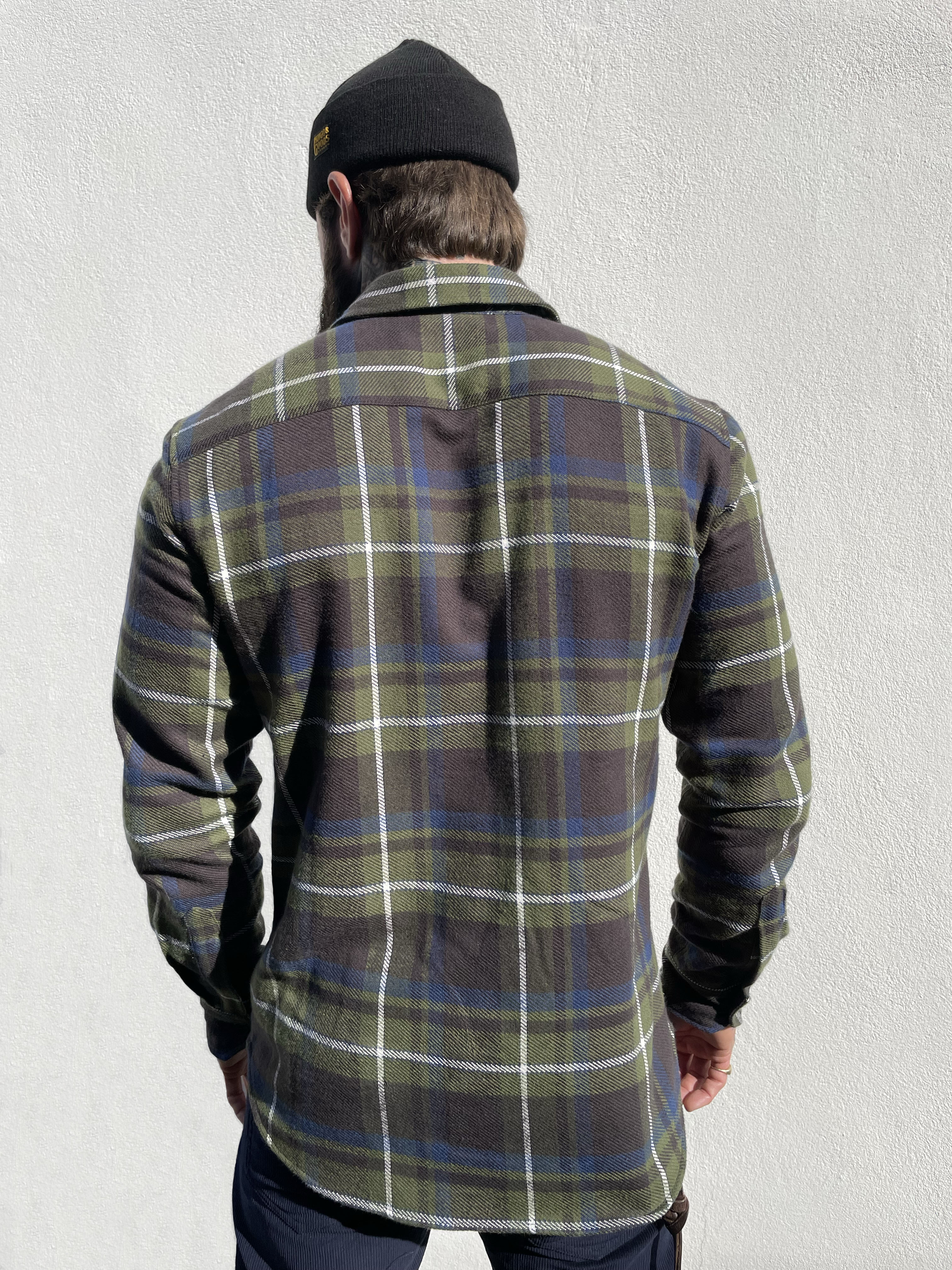 Bronson Shirt- Green Flannel Check