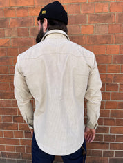 Western Shirt - Heavy Corduroy - Stone