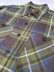 Bronson Shirt- Green Flannel Check