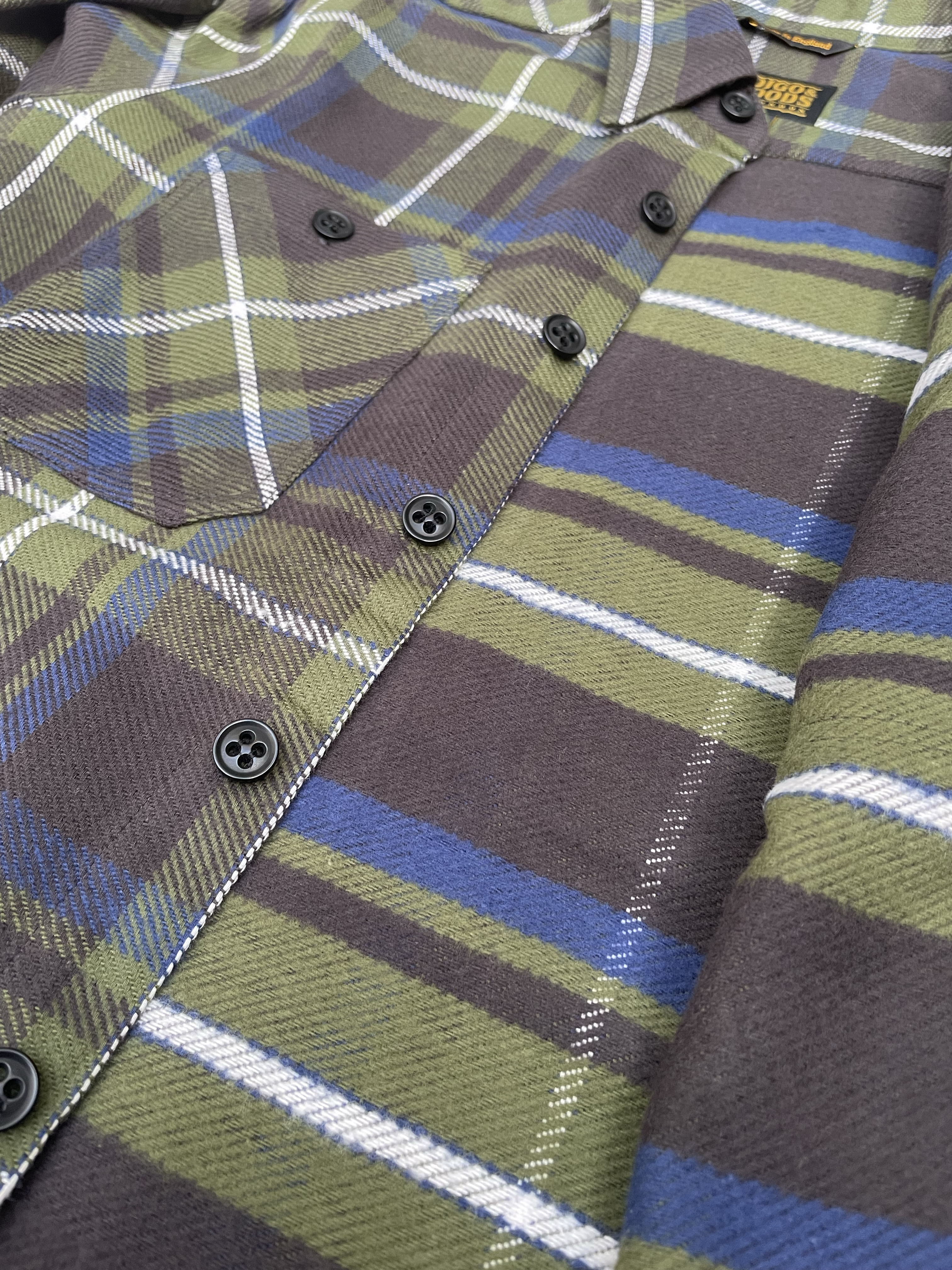 Bronson Shirt- Green Flannel Check