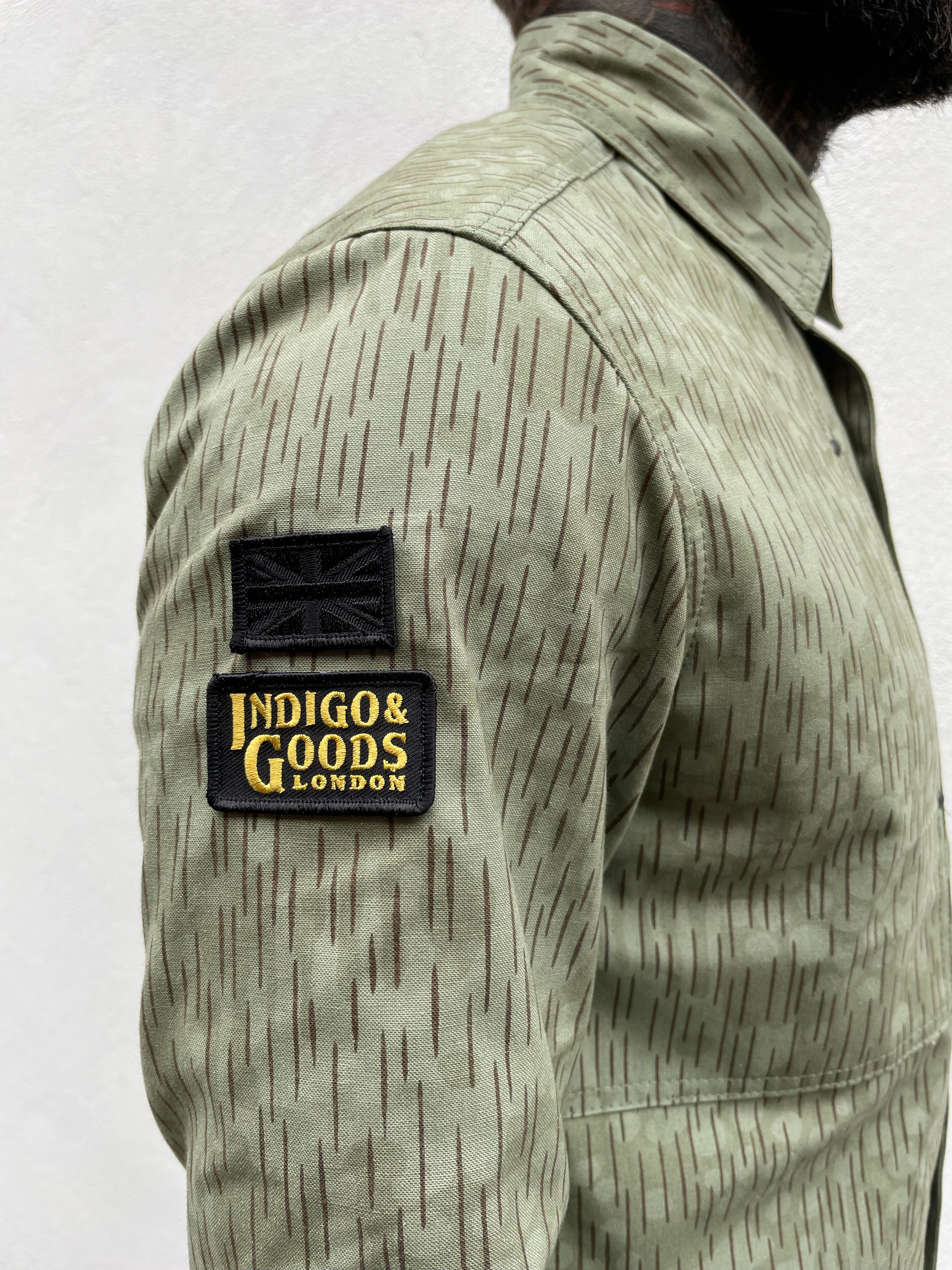 English Terrace Overshirt - Rain camo