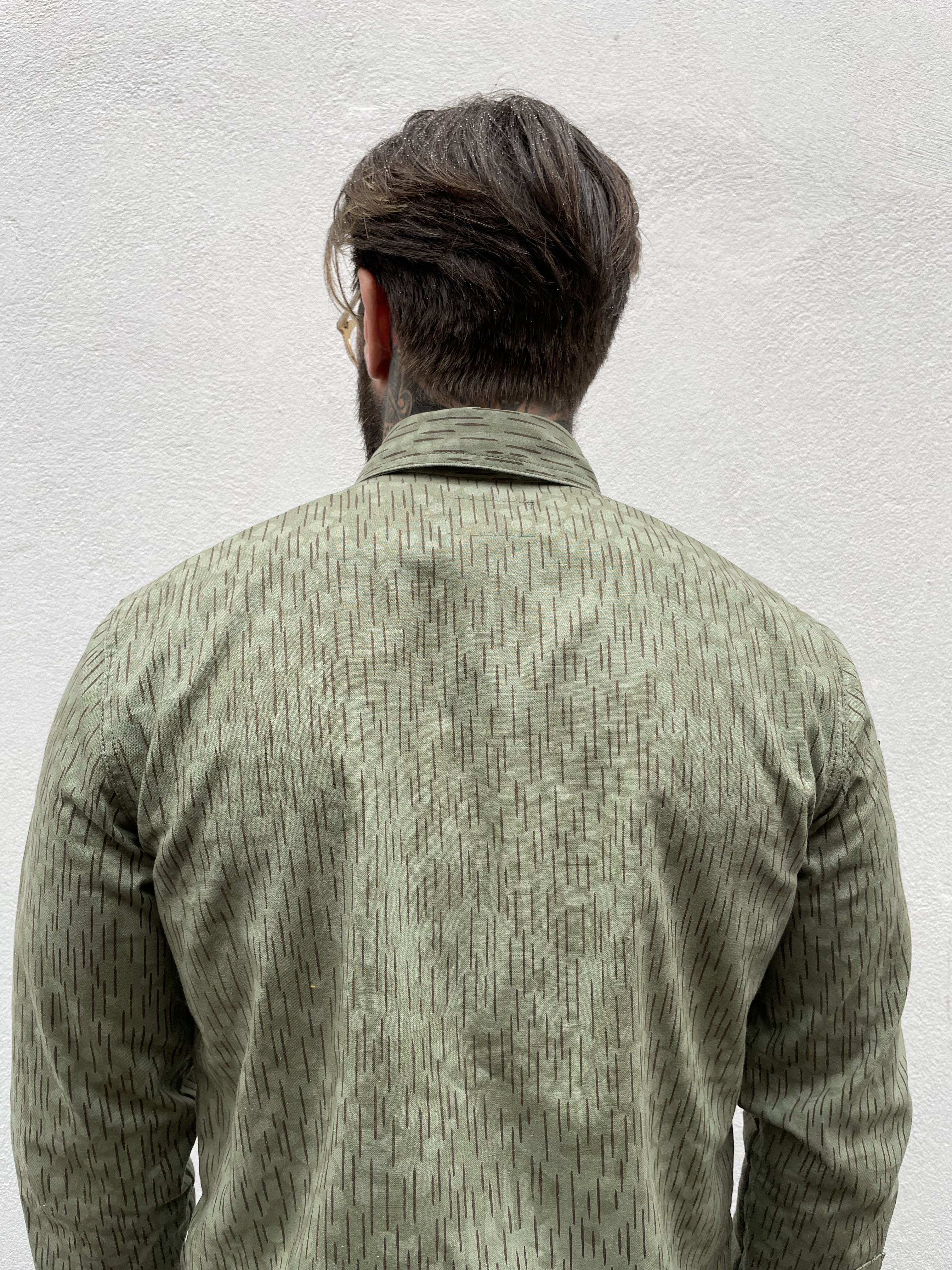 English Terrace Overshirt - Rain camo