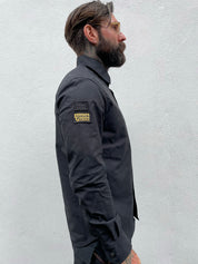 English Terrace Overshirt - Bullet Cloth Black