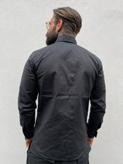 English Terrace Overshirt - Bullet Cloth Black
