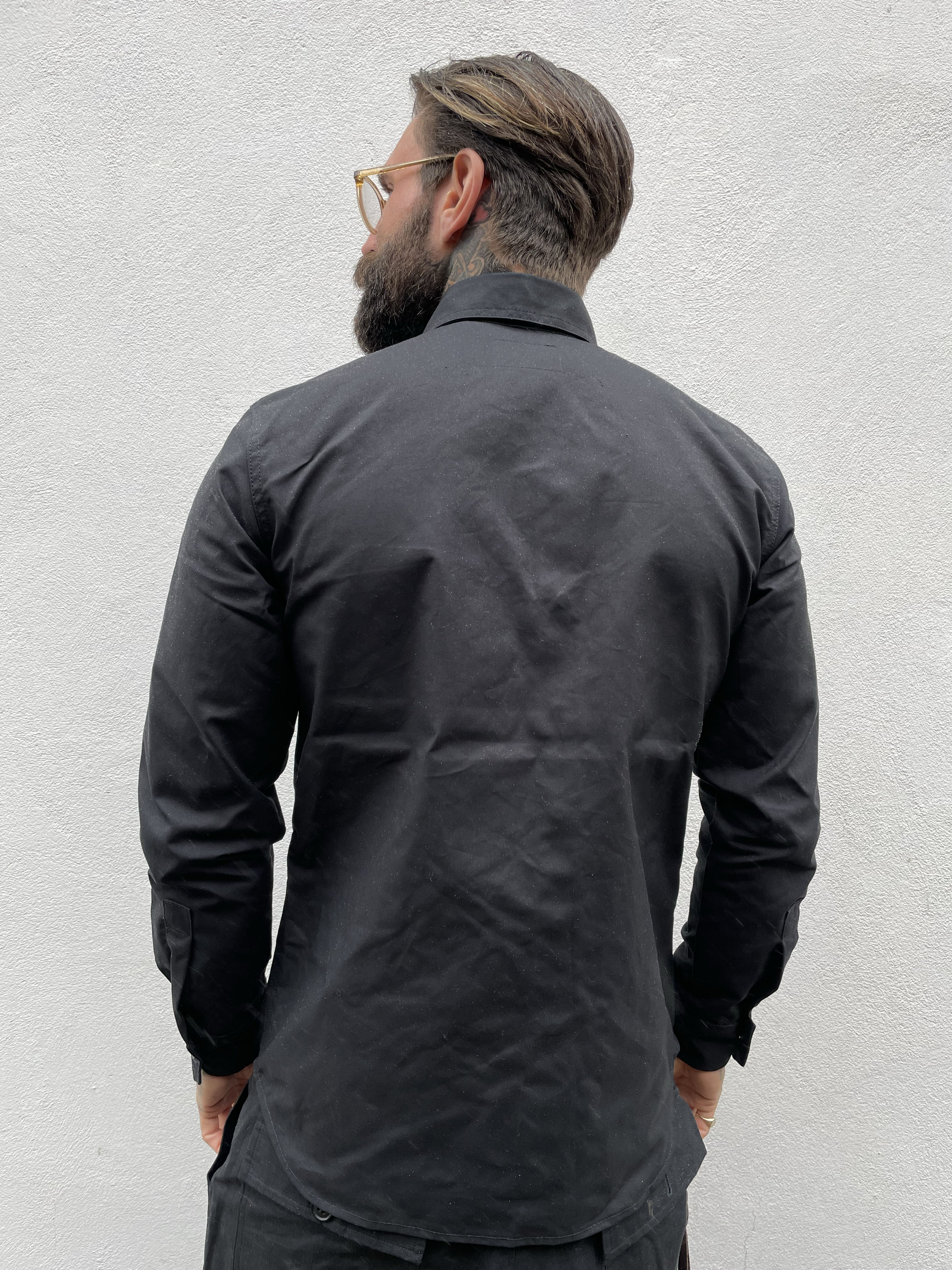 English Terrace Overshirt - Bullet Cloth Black