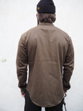 English Prison Patch Long Sleeve shirt - Khaki Twill