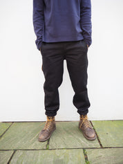 English Worker Trouser - Black Cotton twill