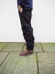 English Worker Trouser - Black Cotton twill